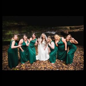 David's Bridal Juniper Bridesmaid Dress Size 4